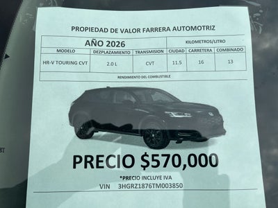 2026 Honda HR-V 2.0 Touring At