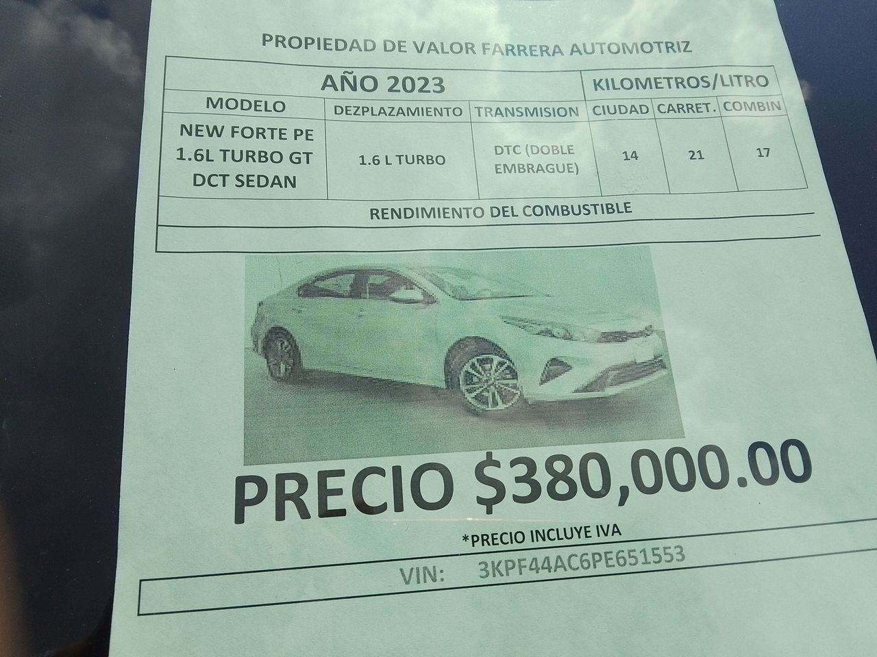 2023 Kia Forte 1.6 GT Sedan At
