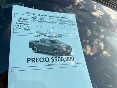 2023 Nissan Frontier 2.5 Le Platinum At